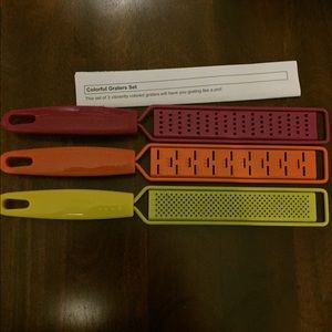 Colorful grater set